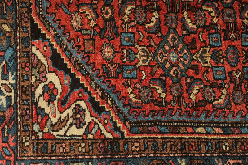 4x7 Brown And Red Persian Traditional Rug