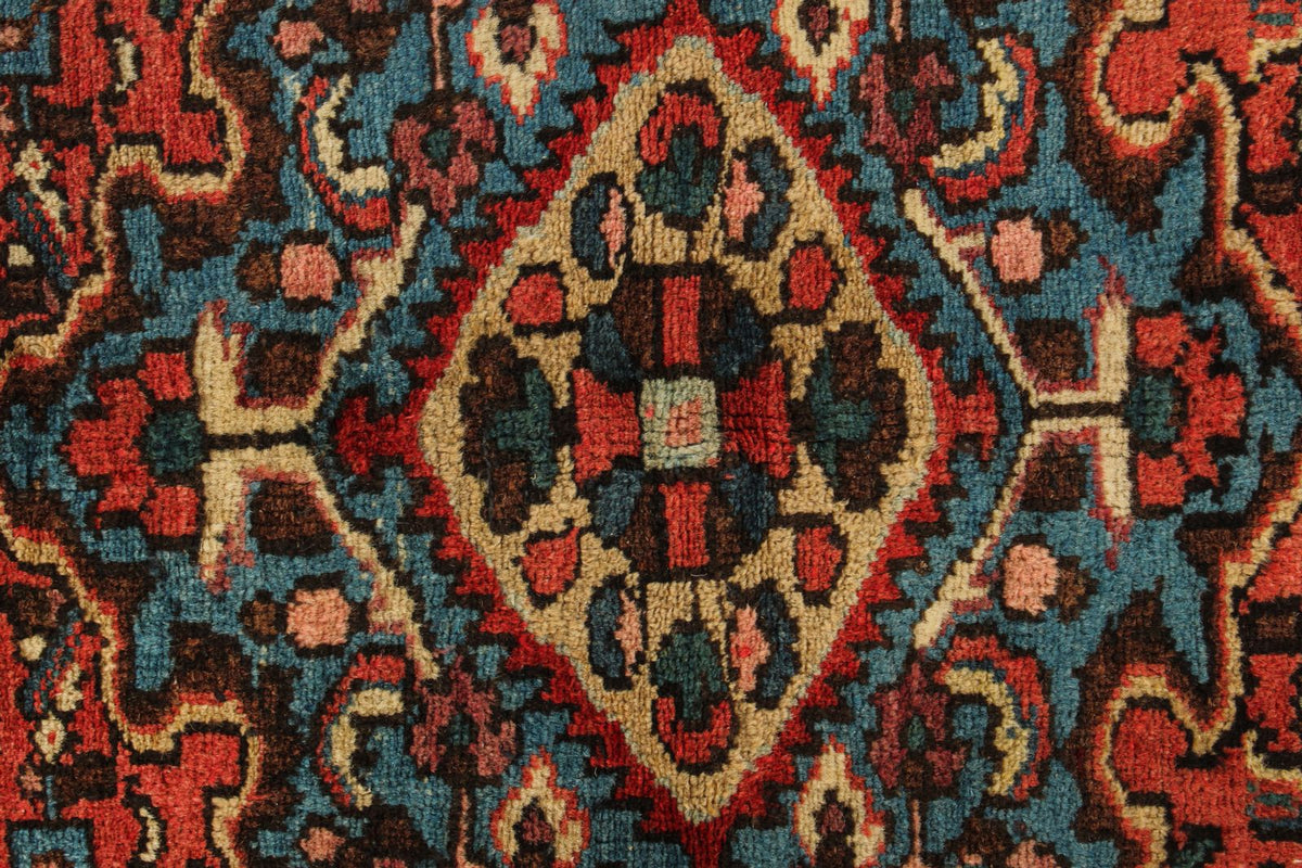 4x7 Brown And Red Persian Traditional Rug