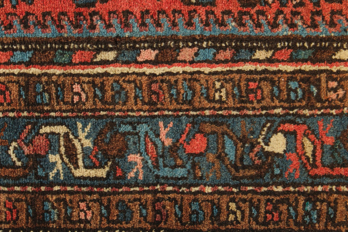 4x7 Brown And Red Persian Traditional Rug