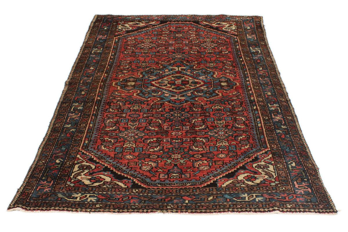 4x7 Brown And Red Persian Traditional Rug