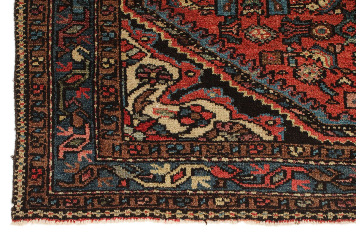 4x7 Brown And Red Persian Traditional Rug