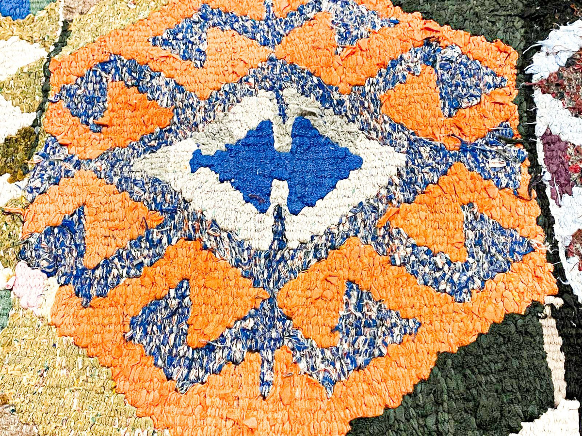 4x8 Handmade Patchwork Vintage Anatolian Handmade Tribal Runner Kilim