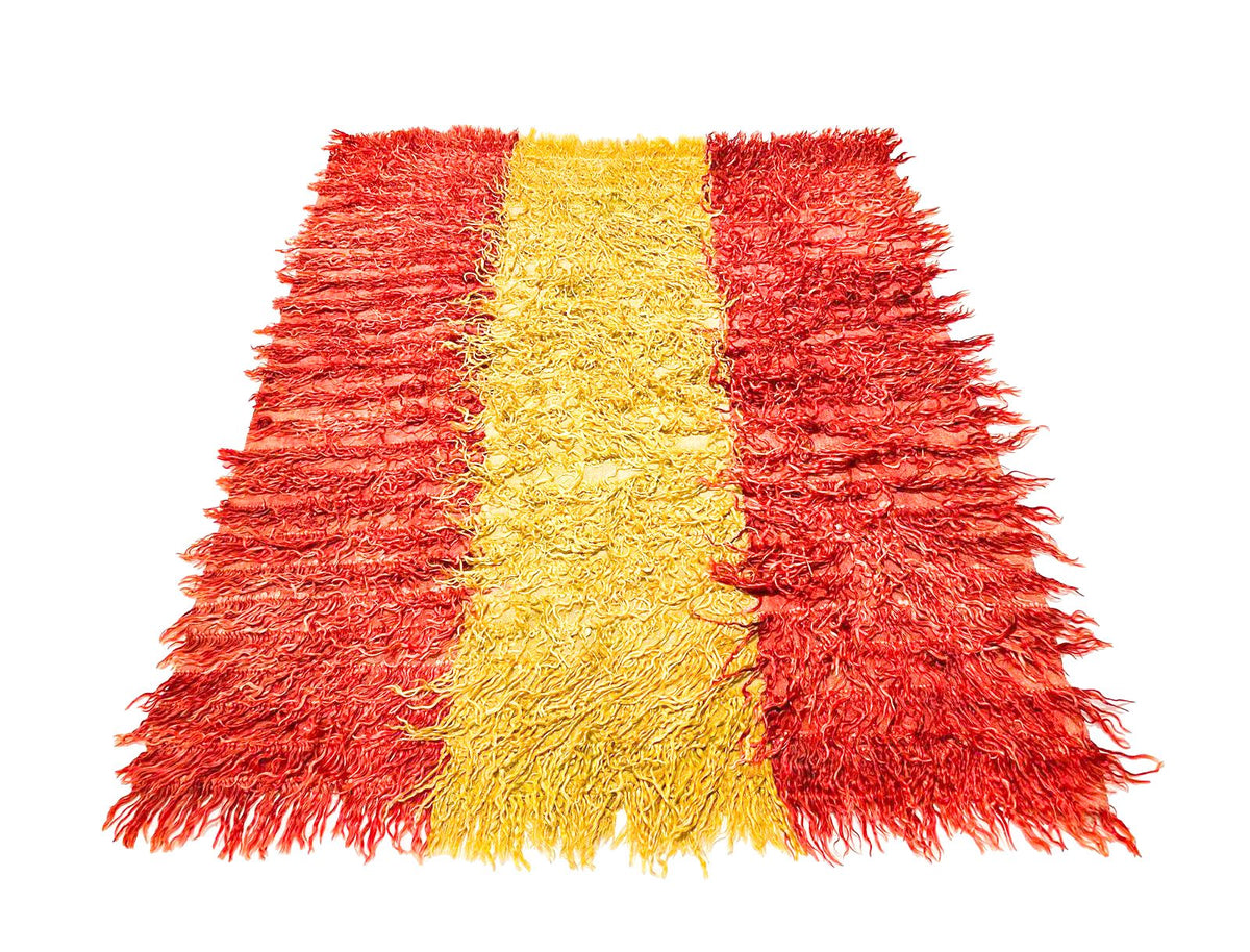 5x5 Handmade Patchwork Vintage Anatolian Handmade Tribal Rug Kilim
