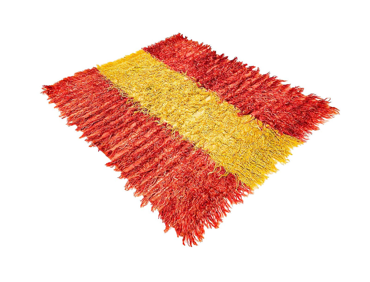 5x5 Handmade Patchwork Vintage Anatolian Handmade Tribal Rug Kilim