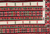 3x4 Red and White Turkish Tribal Rug