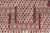 2x4 Red and White Turkish Tribal Rug