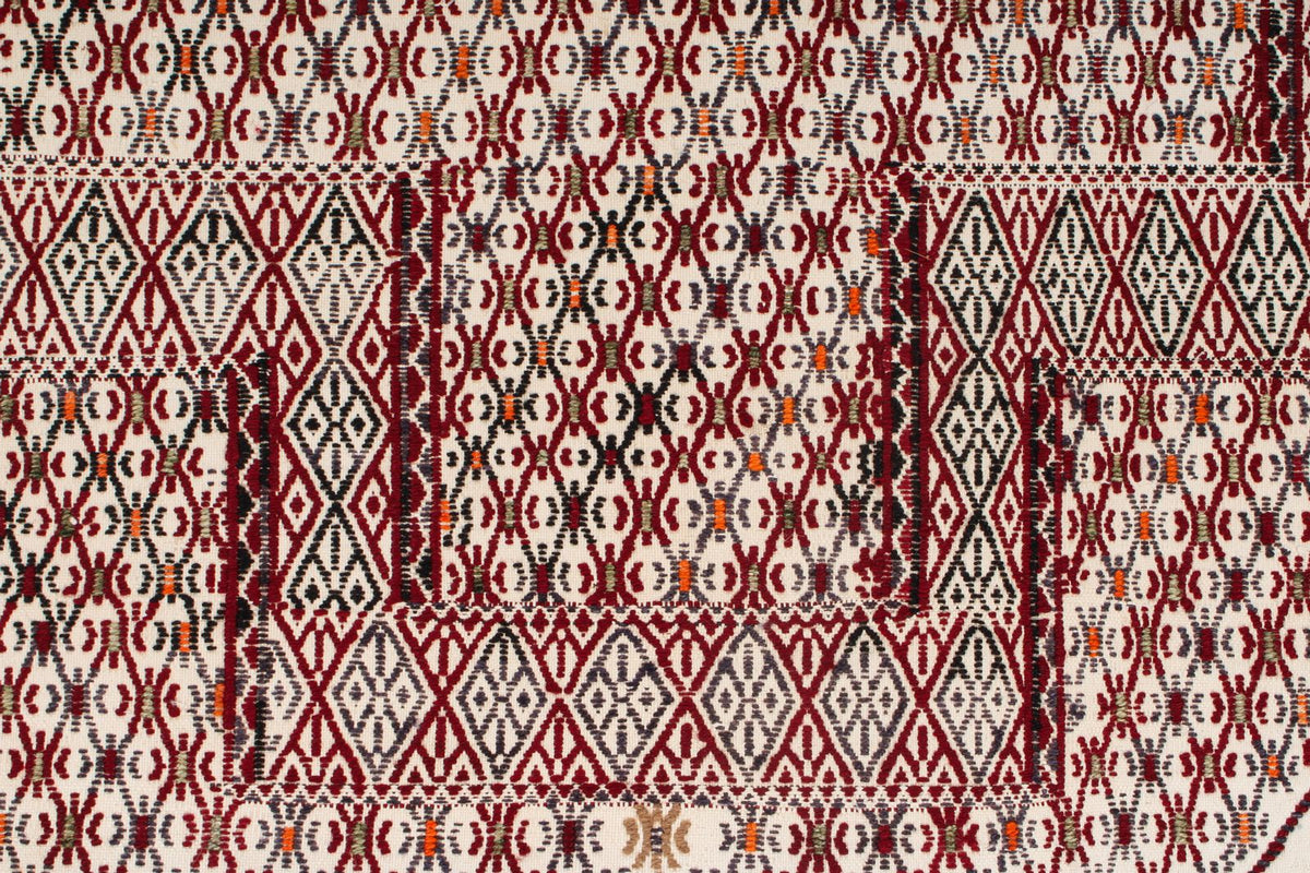5x8 Handmade Patchwork Vintage Anatolian Handmade Tribal Rug Kilim