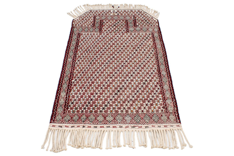 5x8 Handmade Patchwork Vintage Anatolian Handmade Tribal Rug Kilim