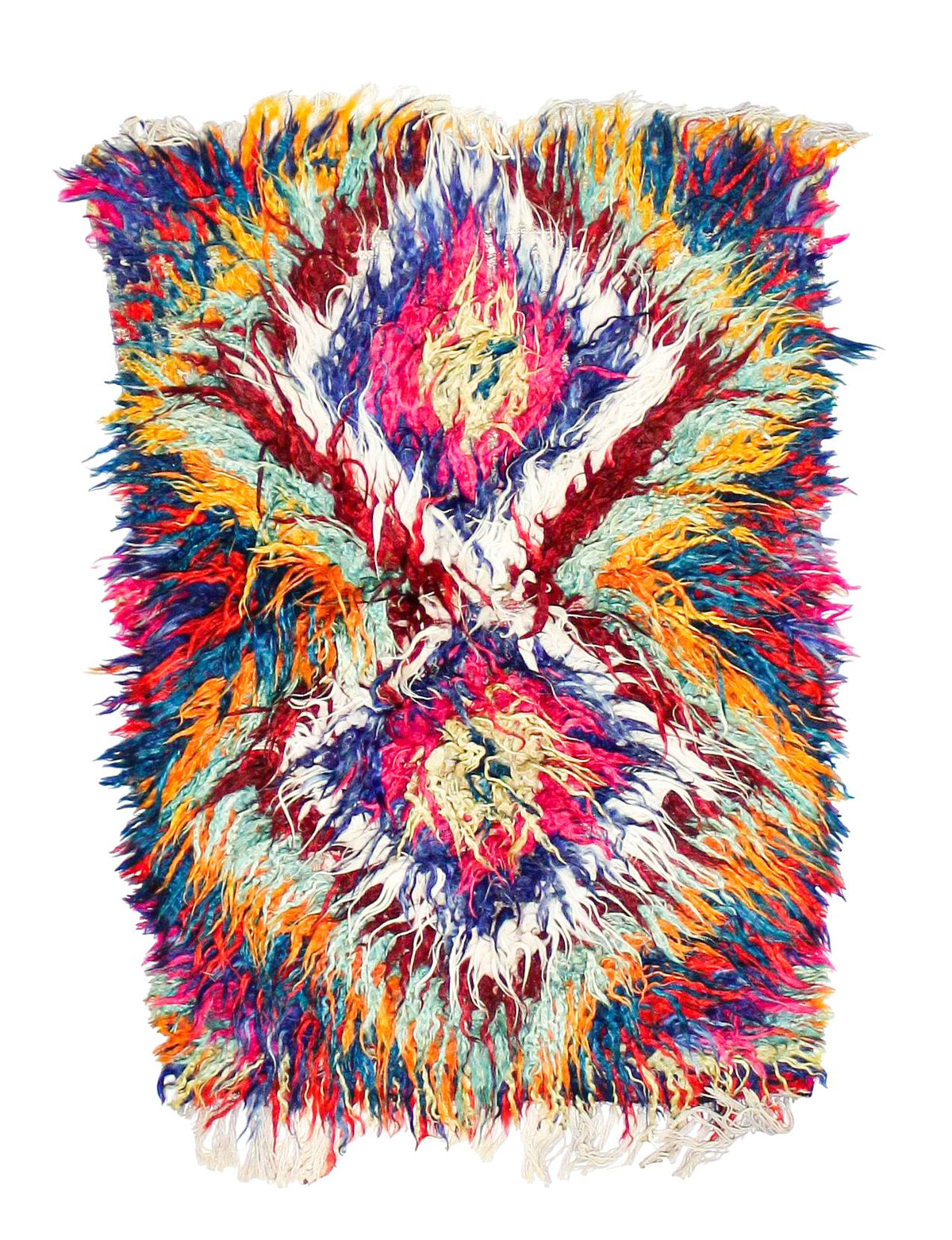4x5 Handmade Patchwork Vintage Anatolian Handmade Tribal Rug Kilim