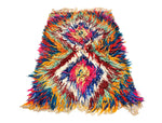 4x5 Handmade Patchwork Vintage Anatolian Handmade Tribal Rug Kilim