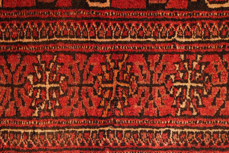 5x6 Red and Rust Anatolian Traditional Rug