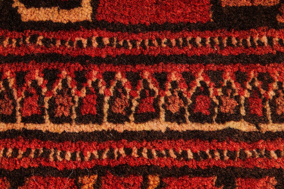 5x6 Red and Rust Anatolian Traditional Rug