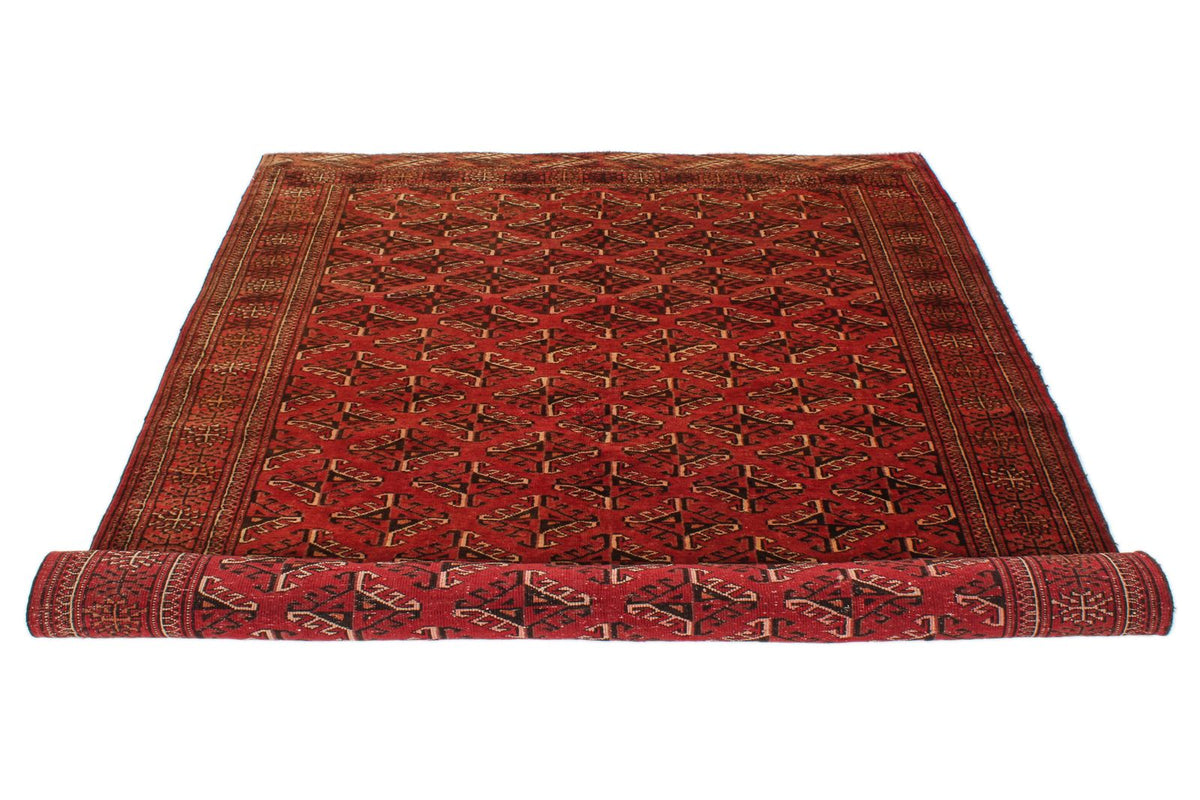 5x6 Red and Rust Anatolian Traditional Rug