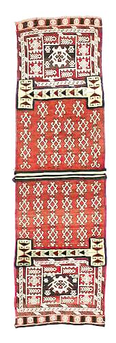 2x6 Handmade Patchwork Vintage Anatolian Handmade Tribal Rug Kilim