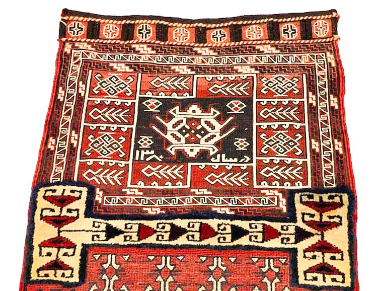 2x6 Handmade Patchwork Vintage Anatolian Handmade Tribal Rug Kilim