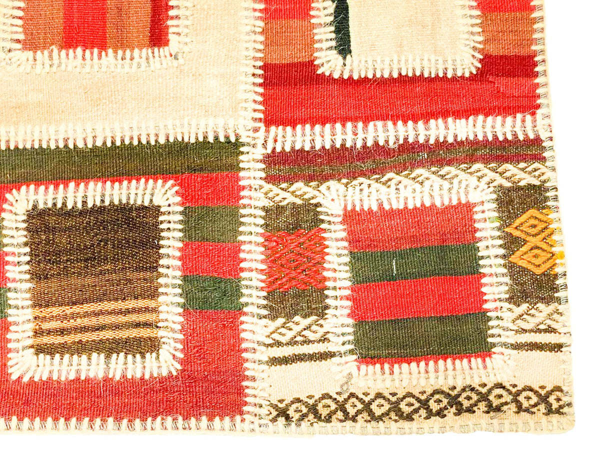 7x10 Multicolor Turkish Patchwork Rug