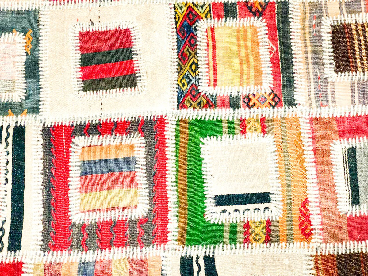 7x10 Multicolor Turkish Patchwork Rug
