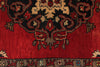 Vintage Handmade 3x6 Red and Brown Anatolian Turkish Tribal Distressed Area Rug