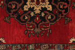 Vintage Handmade 3x6 Red and Brown Anatolian Turkish Tribal Distressed Area Rug