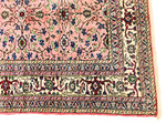 Vintage Handmade 7x10 Ivory and Pink Anatolian Turkish Tribal Distressed Area Rug