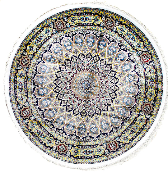 7x7 Multicolor Turkish Antep Rug