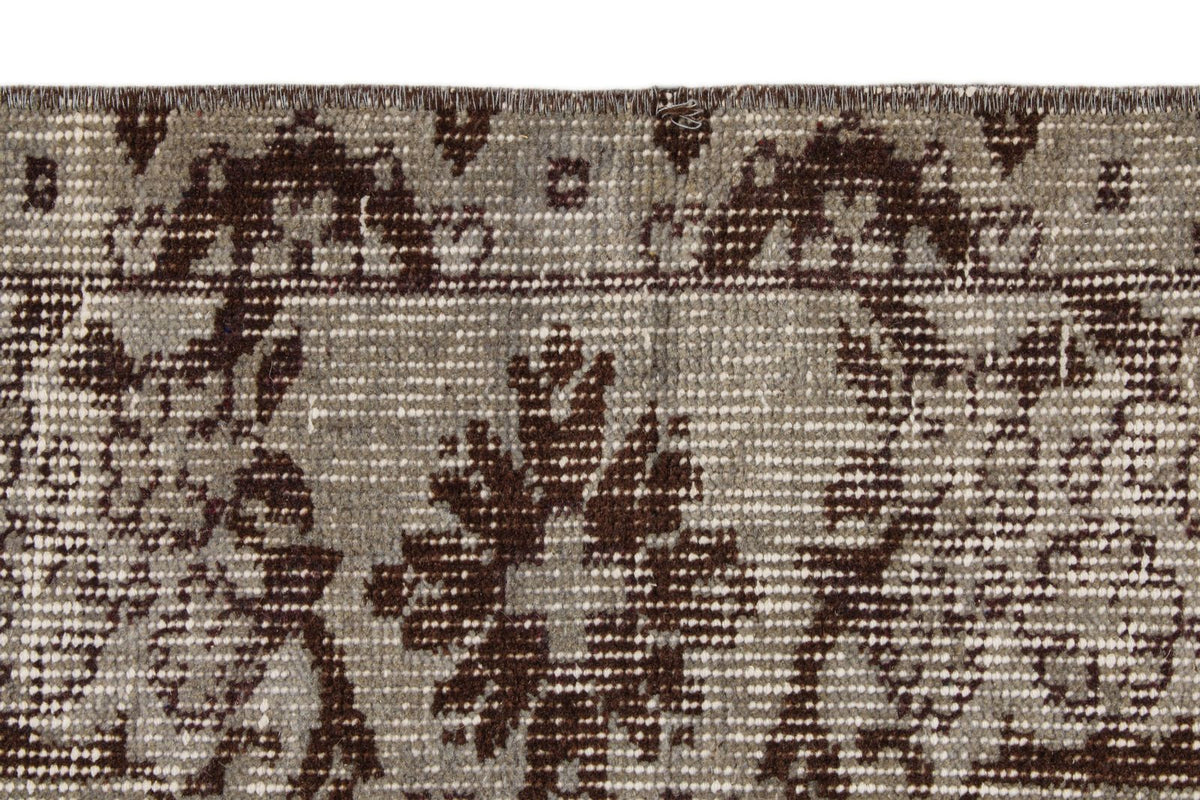 6x9 Gray Turkish Overdyed Rug