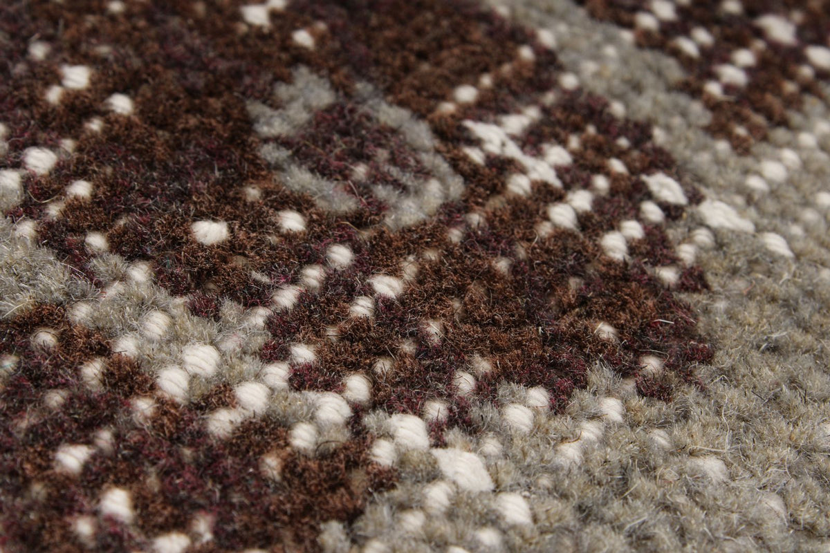 6x9 Gray Turkish Overdyed Rug