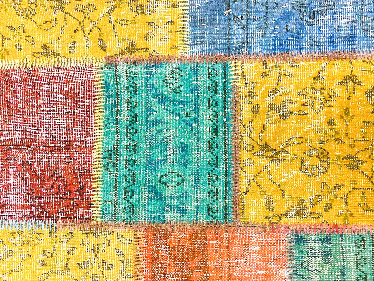 5x8 Multicolor Turkish Patchwork Rug