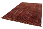 7x11 Camel and Brown Anatolian Tribal Rug