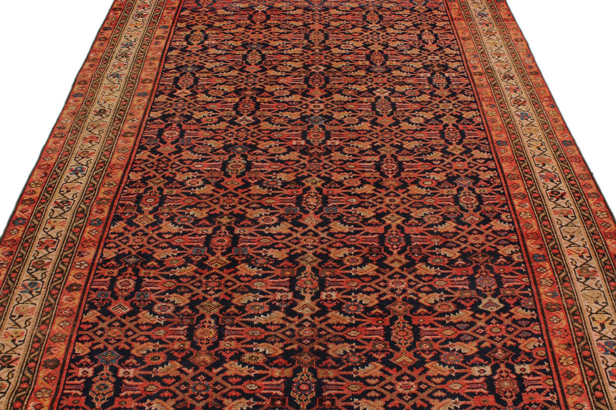 6x14 Red and Navy Persian Runner