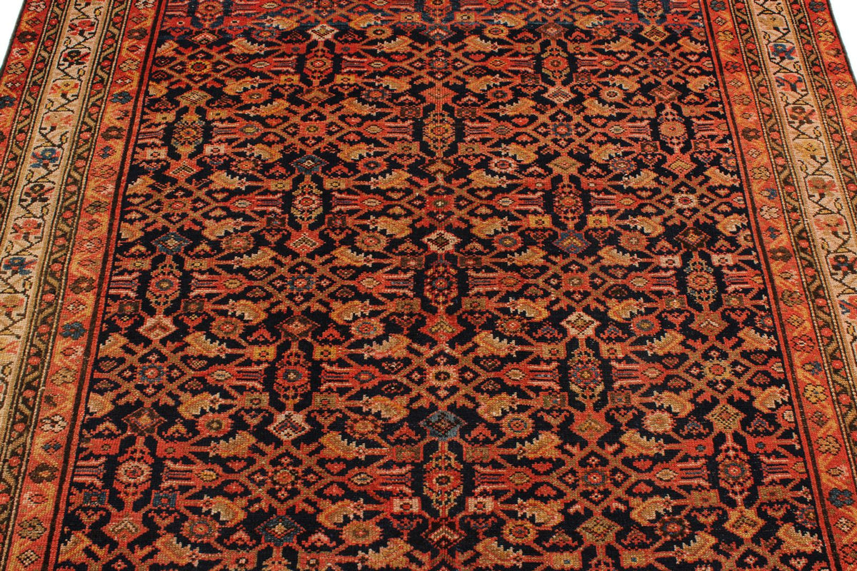6x14 Red and Navy Persian Runner