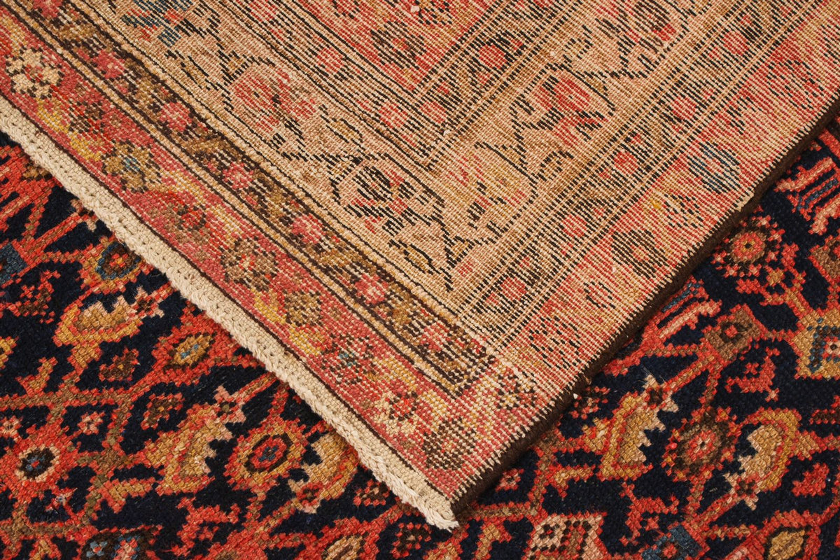 6x14 Red and Navy Persian Runner