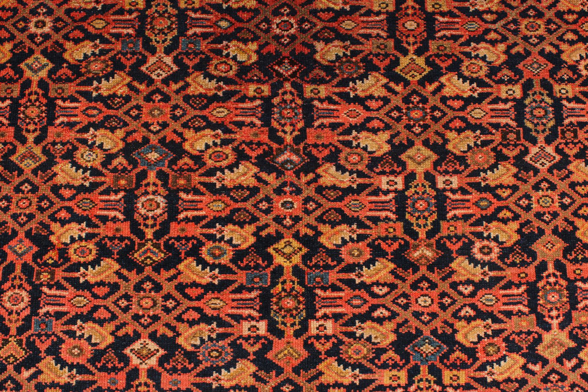 6x14 Red and Navy Persian Runner