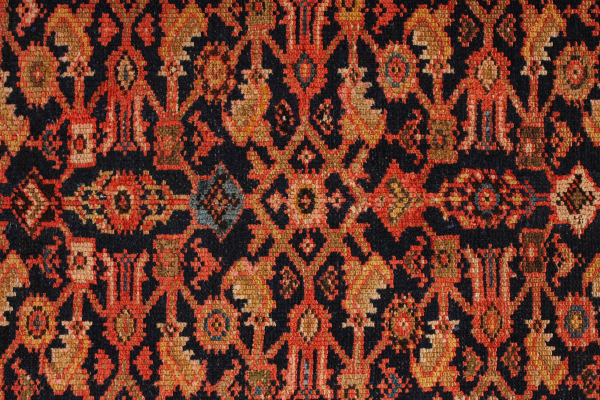 6x14 Red and Navy Persian Runner