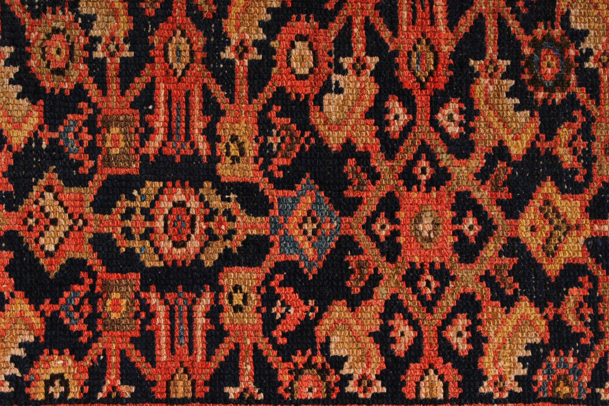 6x14 Red and Navy Persian Runner