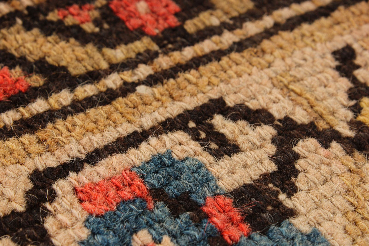 6x14 Red and Navy Persian Runner
