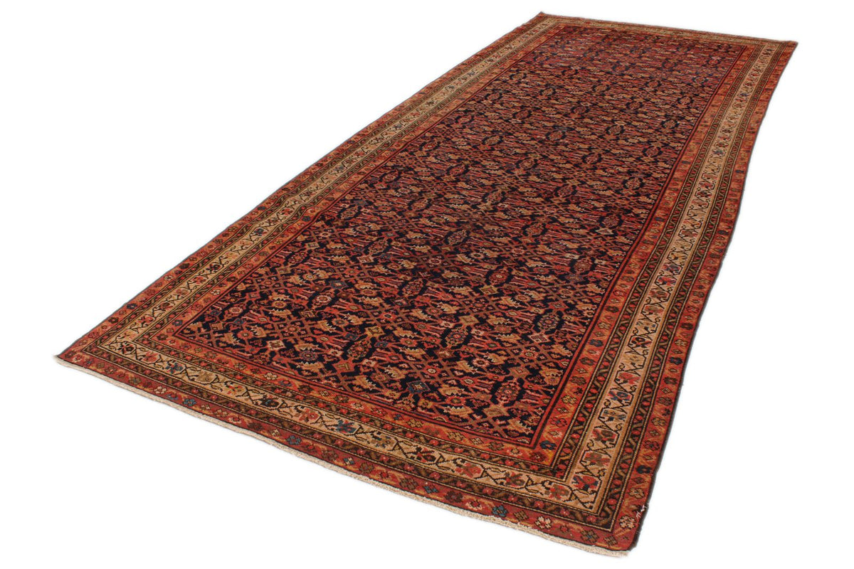 6x14 Red and Navy Persian Runner