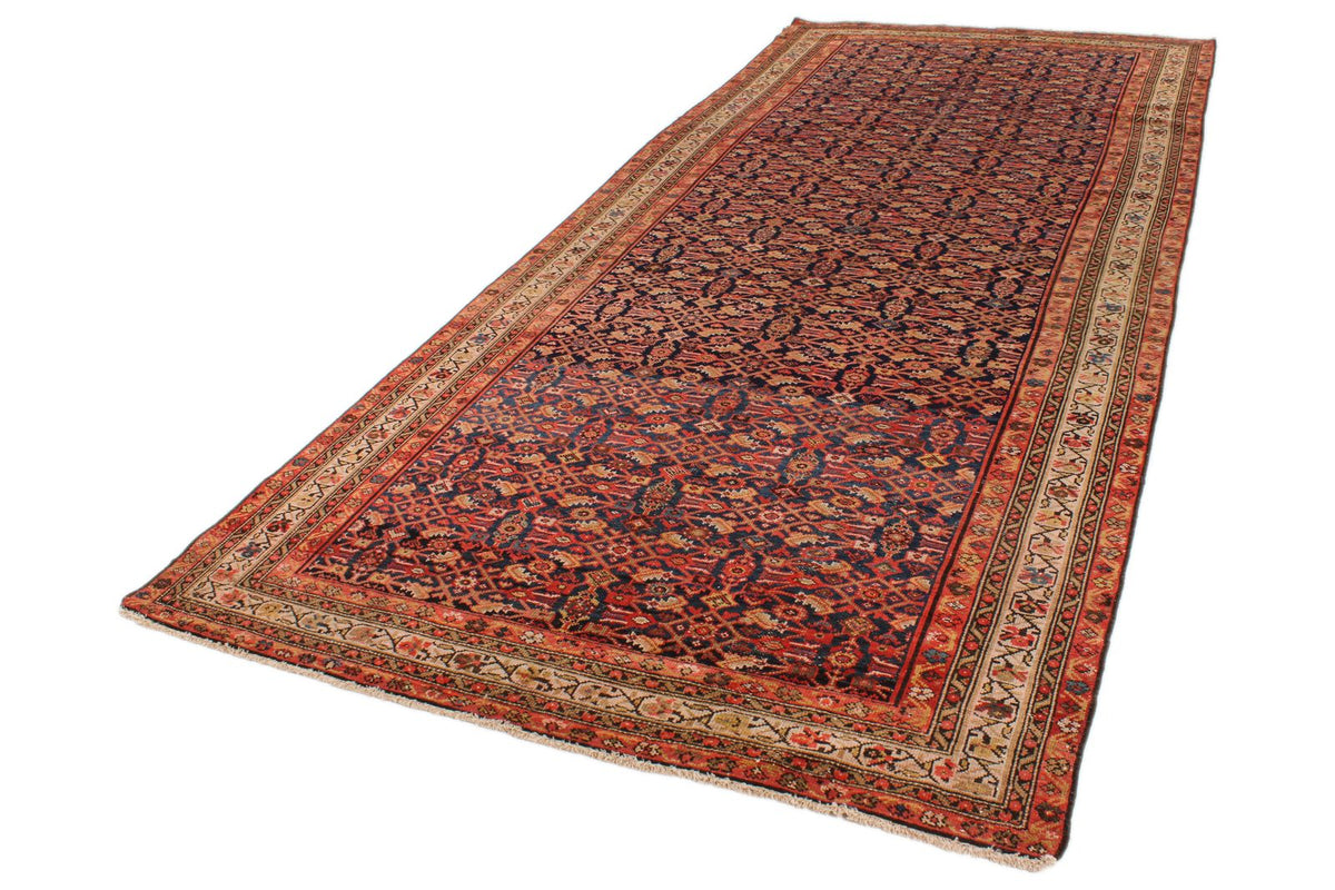 6x14 Red and Navy Persian Runner