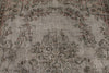 6x10 Gray and Green Turkish Overdyed Rug