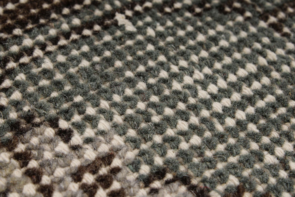 6x10 Gray and Green Turkish Overdyed Rug
