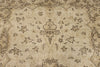 6x10 Beige and Ivory Turkish Overdyed Rug