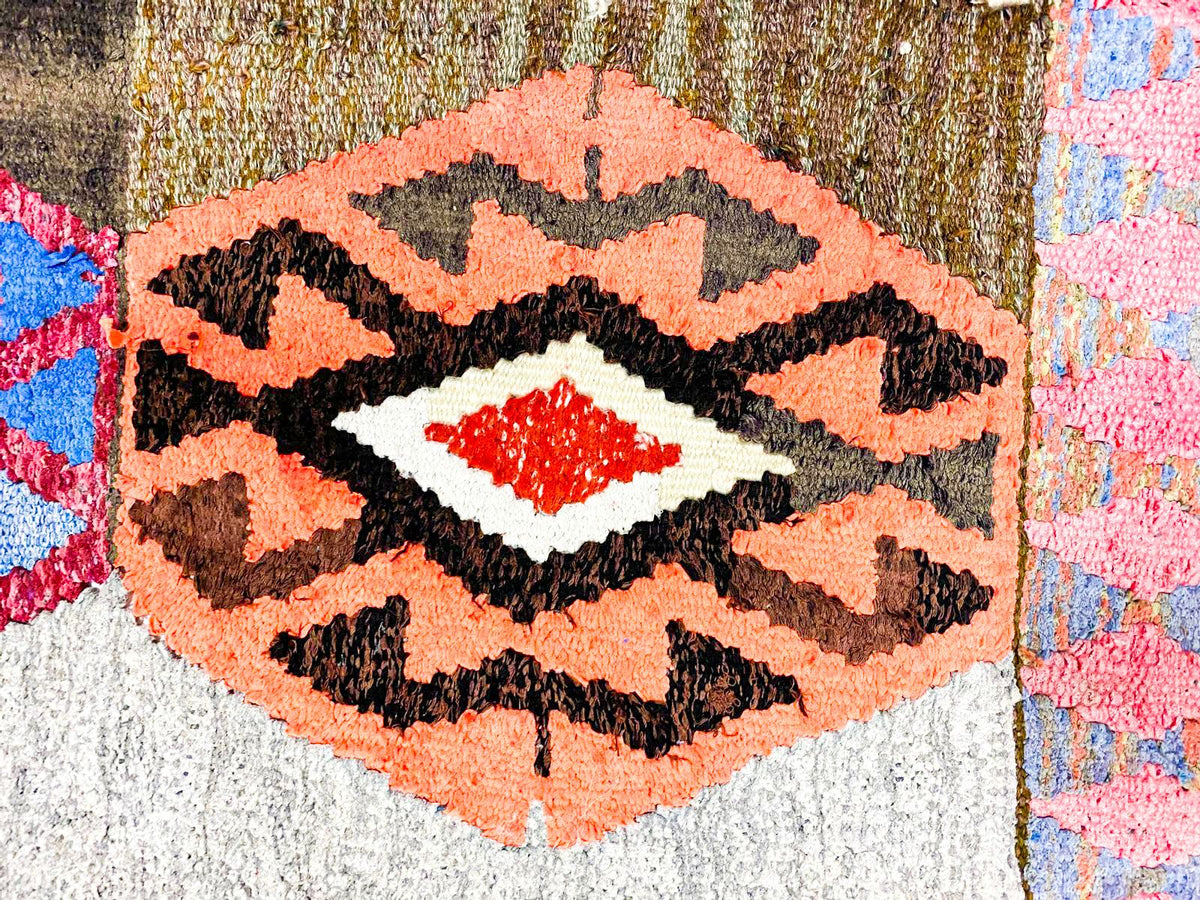 4x7 Multicolor Turkish Tribal Rug