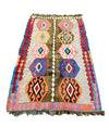 4x7 Multicolor Turkish Tribal Rug