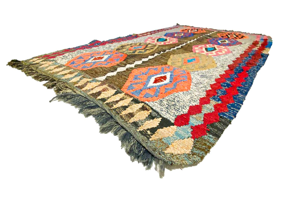 4x7 Multicolor Turkish Tribal Rug