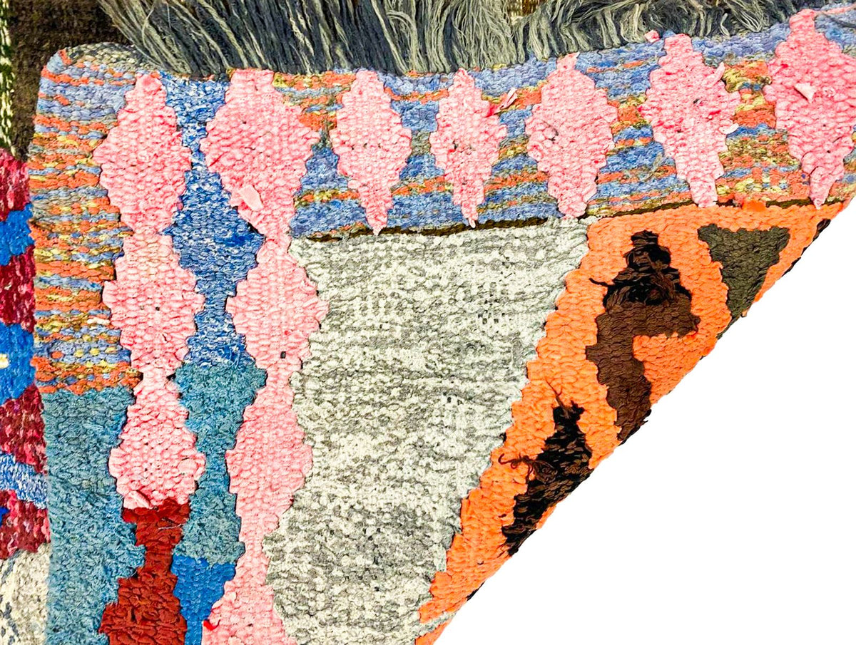 4x7 Multicolor Turkish Tribal Rug