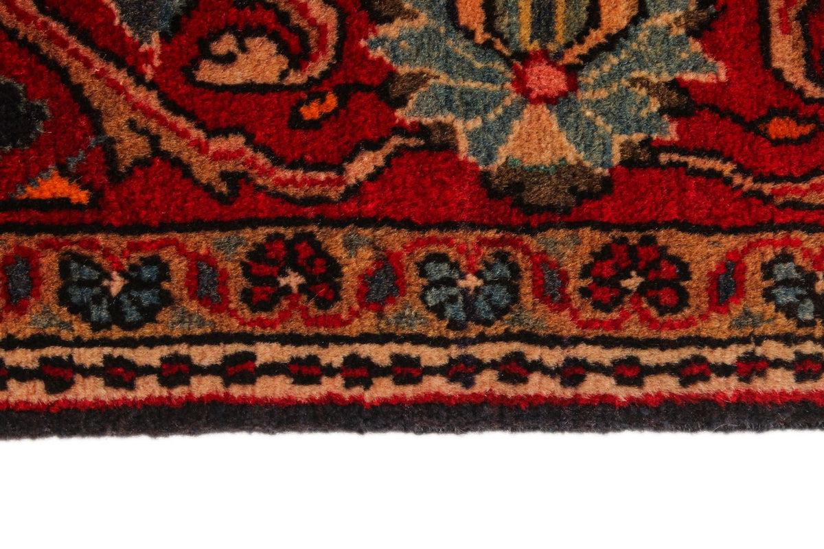 4x7 Navy and Red Persian Traditional Rug