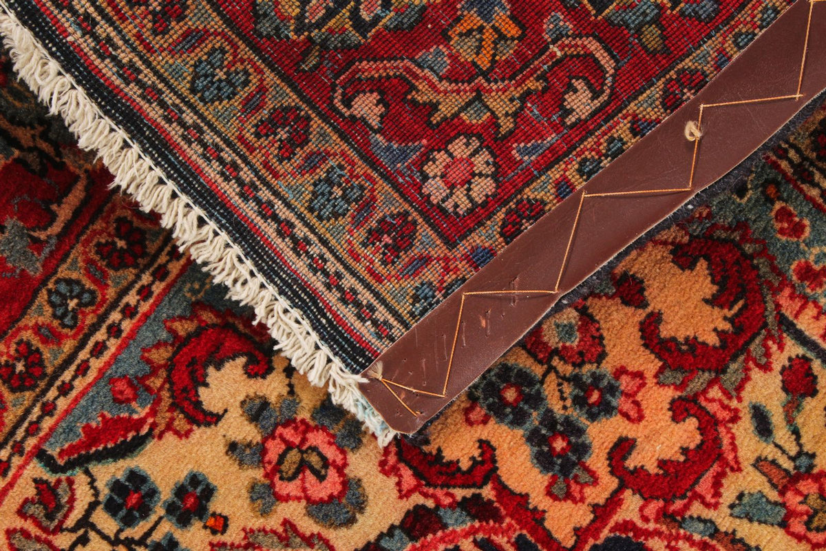 4x7 Navy and Red Persian Traditional Rug
