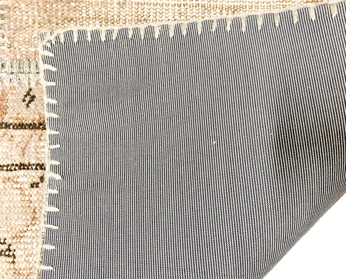 5x8 Gray and Brown Turkish Patchwork Rug