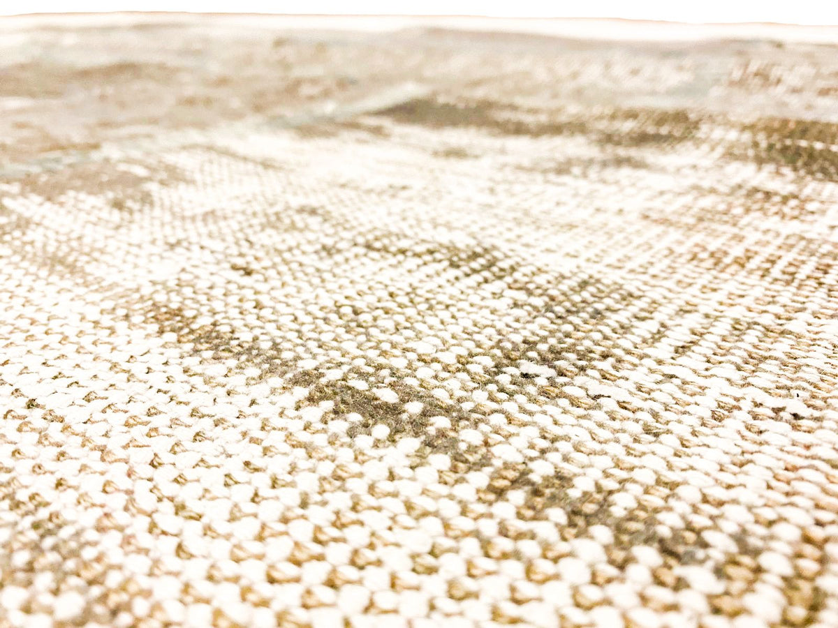 5x8 Gray and Brown Turkish Patchwork Rug