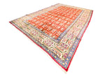 5x7 Rust and Ivory Turkish Traditional Rug